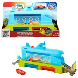 Lightning mcqueen race track walmart on sale