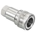 thumbnail image 1 of Unique Bargains M18x1.5mm Female Thread 1.38' OD Pipe Fitting Hydraulic Quick Connect Coupler, 1 Pack, 1 of 5
