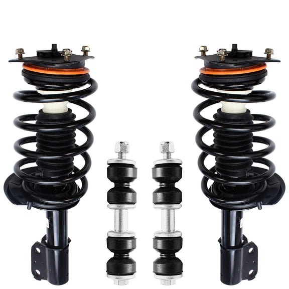 Detroit Axle - Front Struts w/ Coil Spring Sway Bar Links Replacement for 2000-2002 Chevy Impala Oldsmobile Intrigue - 4pc Set