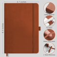 thumbnail image 2 of Cuaderno A5 RETTACY: piel, 192 págs. + numeradas, tapa dura, 100gsm, 5.75''×8.38'', 2 of 8