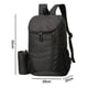 thumbnail image 5 of 1 mochila plegable ligera azul lago de 20 l, pequeña mochila de senderismo plegable para viajes, acampadas, vacaciones al aire libre, 5 of 5