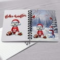 thumbnail image 4 of Hello Winter Bichon Frise Football Snowman Welcome Snowy Morning Spiral Bound Journal Bichons Dog Lovers Gifts Idea 5x7in Spiral Notebook - 01012, 4 of 5
