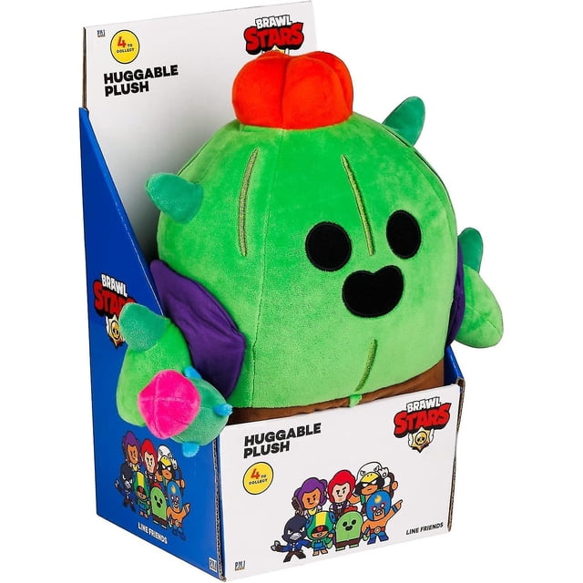 Brawl Stars Spike Cactus Huggable Plush | 12 Inches 30cm Tall | Plushie Toy Doll | Official Pmi Lice