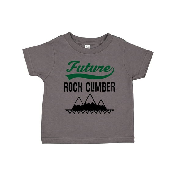 Inktastic Rock Climbing Future Climber Boys or Girls Toddler T-Shirt
