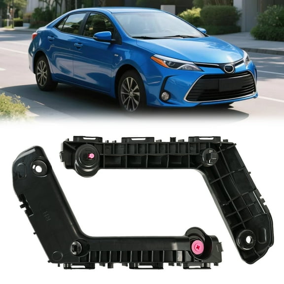 AUTOXBERT 2PCS Front Bumper Retainer Mounting Brackets Set for Toyota Corolla 2017-2019