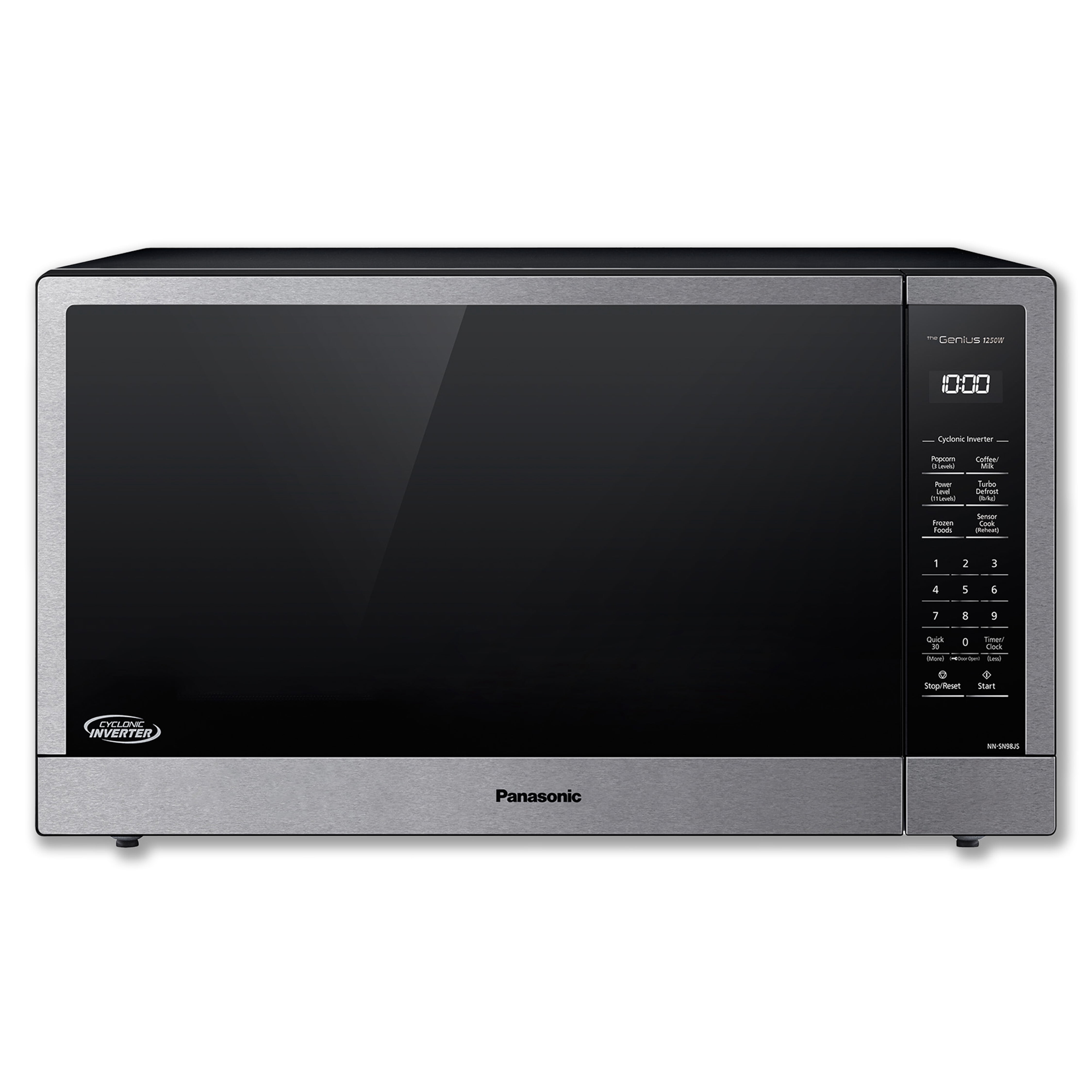 Panasonic NN-SN98JS Microwave Oven Stainless Steel Countertop/Built-In with Inverter & Genius Sensor, 2.2 Cubic Foot