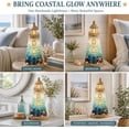 thumbnail image 6 of Beginner‑Friendly DIY Lighted Sea Glass‑Style Lighthouse Kit, All‑In‑One Light House Kit with Step‑By‑Step Guide, Glowing Coastal Lamp for Coastal Room Decor and Home Tabletop Display, 6 of 9