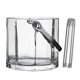thumbnail image 2 of Cubo de hielo con asa, enfriador, enfriador de bebidas, de enfriamiento transparente, duradero con clip de hielo para fiestas, cócteles,, 2 of 8