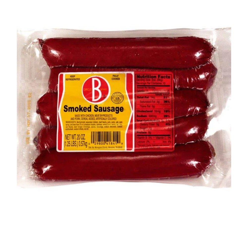 CircleB Mild Links Smoked Sausage, 20 Oz., 5 Count