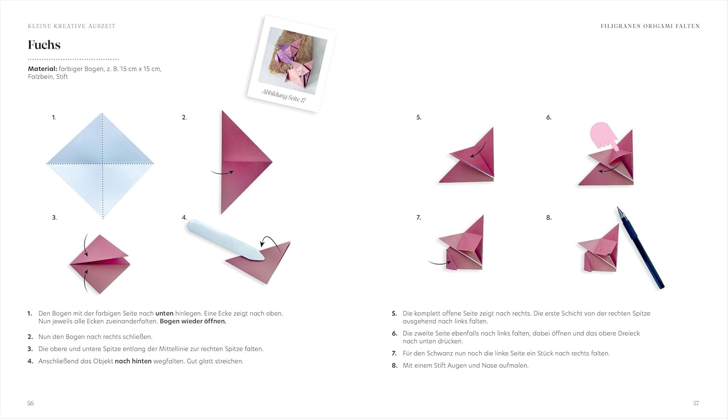 Mielkau, I Kleine kreative Auszeit: filigranes Origami: 28 Projekte zum Nachfalten (Paperback)