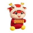 thumbnail image 6 of Tongina Chinese New Year Dragon Plush Doll Animal Ornament Gatherings Party Supplies Cuddly Dragon Figurine for Living Room Festivals 55 CM, 6 of 8