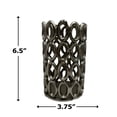 thumbnail image 5 of Bergamo Art 7" Decorative Handmade Aluminum Hollow-Craved Candle holder Set of 2, 5 of 5