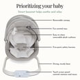thumbnail image 6 of Evolur Comfort Cocoon Swing, White, 6 of 8