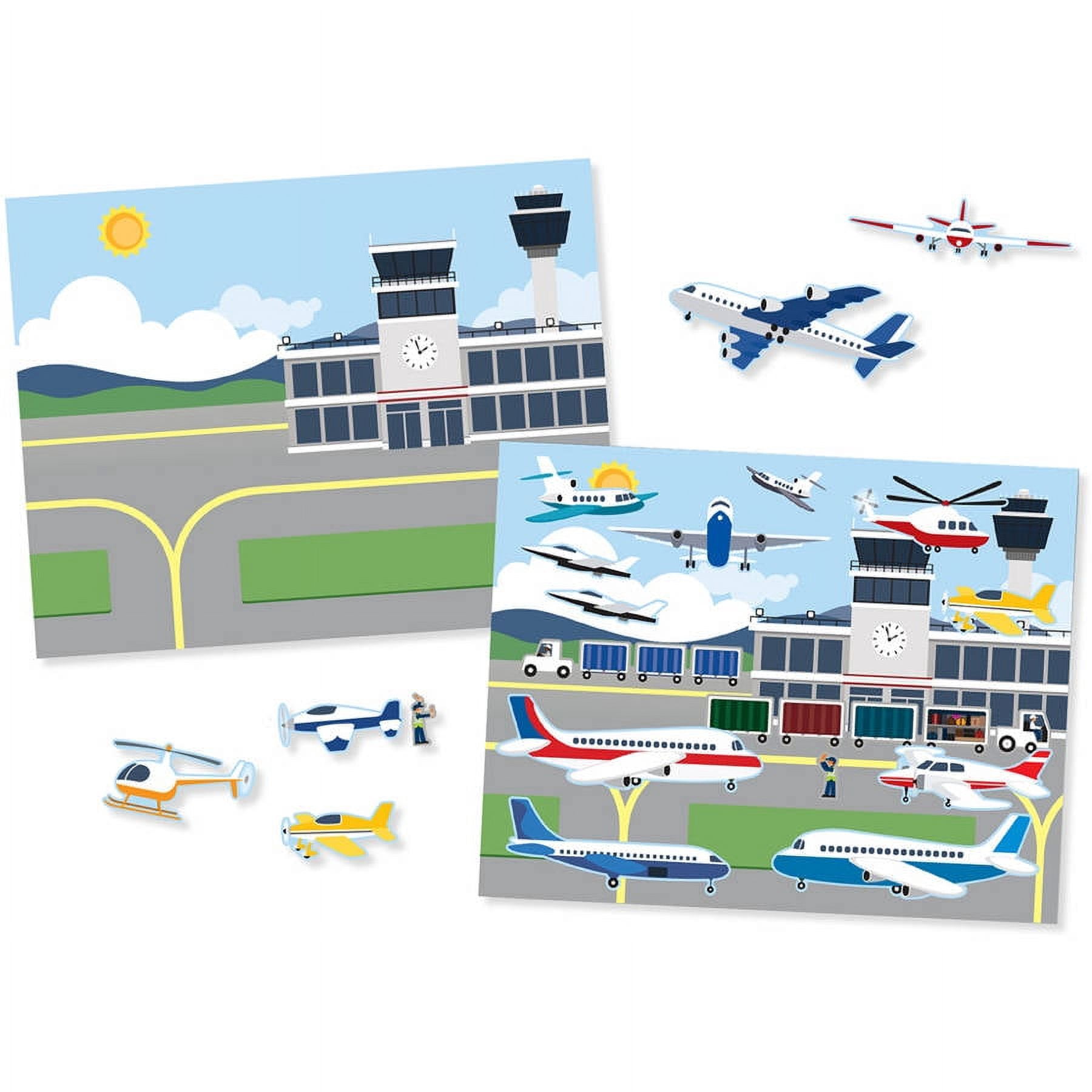 Melissa & Doug Reusable Sticker Pad: Vehicles - 165+ Reusable Stickers