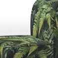 thumbnail image 4 of Designart « Dynamic Ferns Green and Black Contrast II » Fauteuil d'Appoint Rembourré à Fougères Vertes - Fauteuil Moderne pour Chambre, 4 of 7