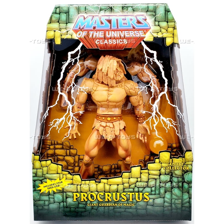 未開封 MOTUC Procrustus プロクラスタス 輸送箱付フィギュア Masters of the Universe Procrustus Giant Guardian of Magic Figure