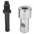 thumbnail image 1 of Domqga Earth Auger Adapter,Drill Bit Adapter for Electric Drill to Earth Auger Connector Arbor Round Shank 2 Pit 2 Slot,Electric Drill Earth Auger Adapter, 1 of 7