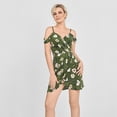 thumbnail image 1 of 988-24 Vestido Para Dama Mujer Casual Diseño Floral En Color Verde Multicolor Elaborado De Poliester Elastano. Cklass 988-24, 1 of 2