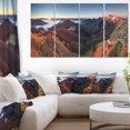 thumbnail image 1 of Red Mountain Sunset Panorama - Landscape Artwork Canvas, 1 of 3
