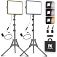 thumbnail image 1 of Kit de iluminación para fotografía NiceVeedi, luz LED para video de 25 W x2, 1 of 7