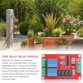 thumbnail image 5 of Time Delay Relay Module, DC 12V Timer Relay Programmable Delay Relay Module with LED Display, 2-Channel Timer Switch Self Lock Cycle Delay Controller Board for Smart Home, Automatic Control, 5 of 7