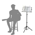 thumbnail image 2 of Support de Musique Réglable en Hauteur, Support Pliable Portable en Métal, 2 of 4