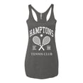 thumbnail image 2 of Wild Bobby Hamptons Tennis Club Est 1986 Sports Tri-Blend Racerback Tank Top, Premium Heather, Small, 2 of 6