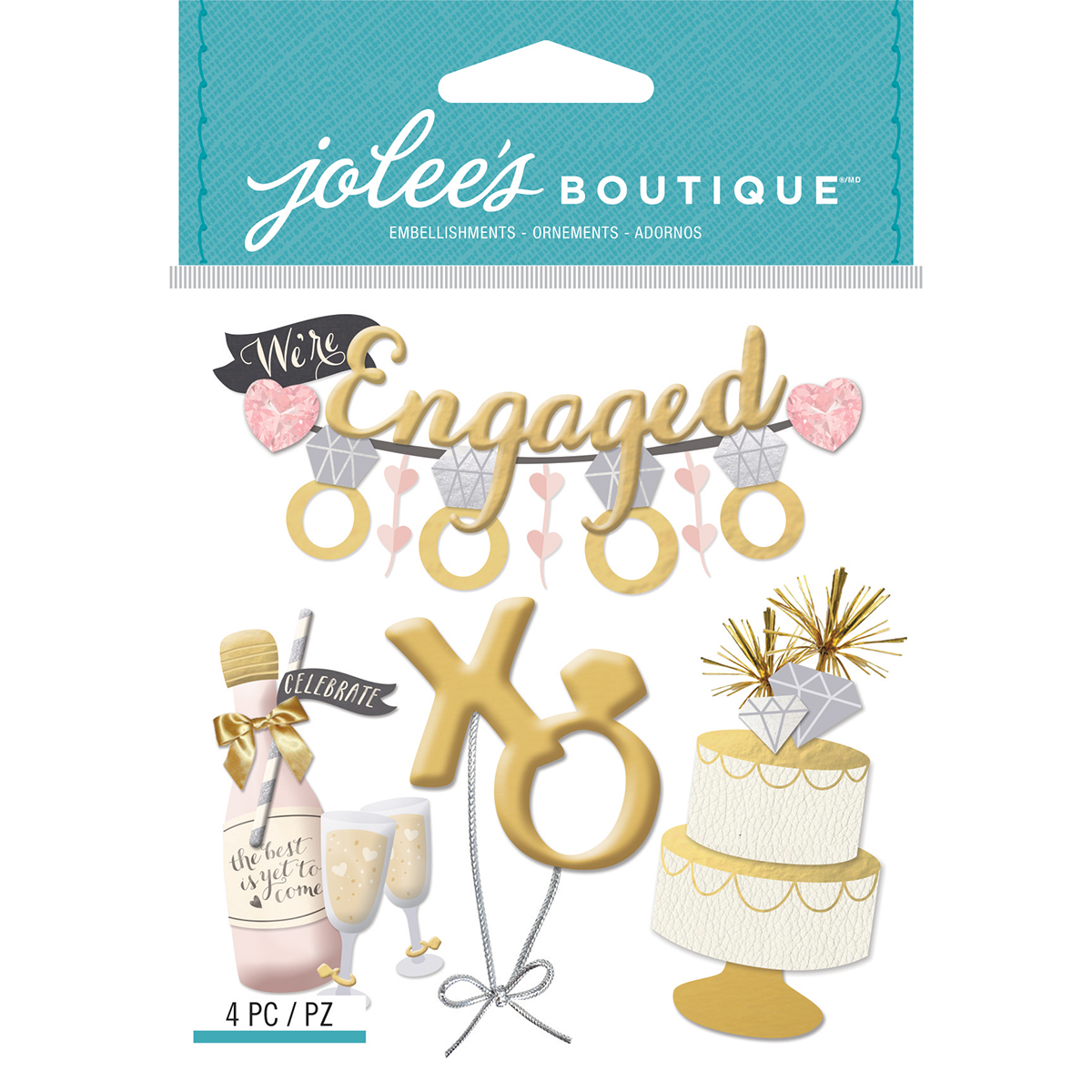 Jolee's Boutique Cupcake Aufkleber, 3D – Für Scrapbooking Und Karten