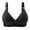 Black, variant on Fsqjgq Bras for Women Plus Size Middle Aged Elderly Comfort Underwear Front Closure Nursing Bra Seamless Wireless Push Up Bras Bralettes Tops Grey Size 42