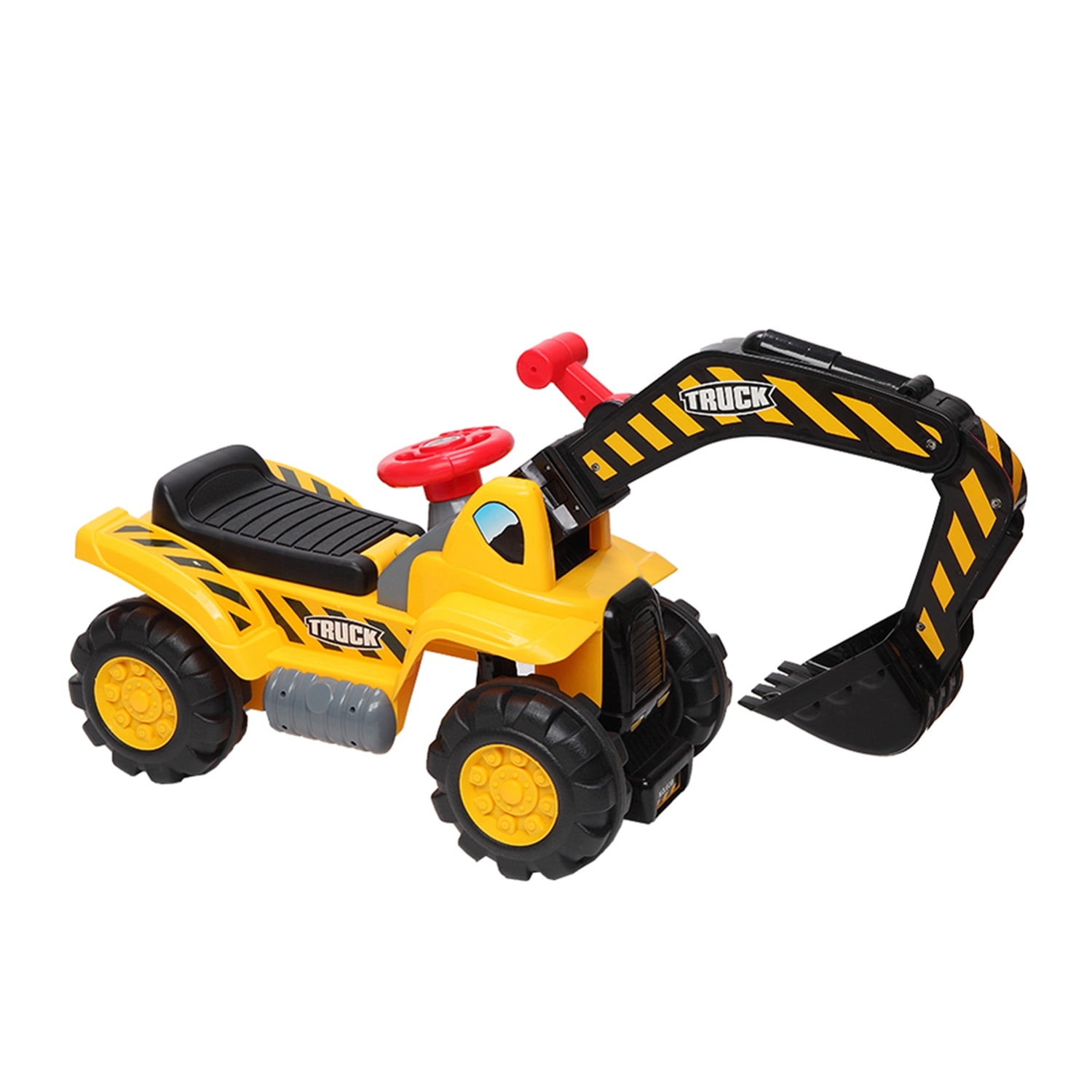 CIPACHO Kids Ride-on Sand Dumper, Digging Scooper Excavator Toy, Sand Tractor Toys for Kids 3-8, Yellow CIPACHO Kids Ride-on Sand Dumper, Digging Scooper Excavator Toy, Sand Tractor Toys for Kids 3-8, Yellow
