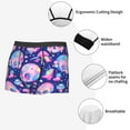 thumbnail image 3 of Gukieu colorful Skull mushroom rainbow Print Men's Boxer Briefs, High Elastic Moisture Wicking Boxer Briefs Underwear-Small, 3 of 5