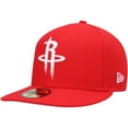thumbnail image 3 of Men's New Era Red Houston Rockets Stateview 59FIFTY Fitted Hat, 3 of 5
