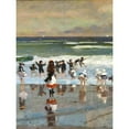 thumbnail image 3 of Homer, Winslow 19x24 Black Modern Framed Museum Art Print Titled - Beach Scene, 3 of 5