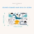 thumbnail image 4 of Máscara infantil HUOGUO Desechable de 3 capas Meltblown, 20 unidades, 4 of 4