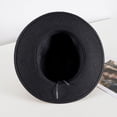 thumbnail image 5 of Ticikt Summer Hats for Women Wide Women Straw Beach Retro Hat Little Girl Sun Cap Foldable Ladies Hats,Color:Black, 5 of 5