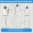 thumbnail image 2 of Pakyozj Small Scrub Brush Set, 6 pcs Cleaning Brush for Window Tracks, Grout, Corners and Crevices, Angled Bristles for Deep Cleaning, Multi Purpose Detail Brush for Kitchen and Bathroom, 2 of 8