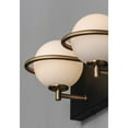 thumbnail image 2 of Maxim 21602SWBKGLD 13 in. Revolve Black & Gold LED Bath Vanity Wall Light, 2 of 4