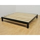 thumbnail image 1 of Base Para Cama King Size Muebles GM Tradicional Desarmable Madera de Pino Con Laca Color Negro, 1 of 4