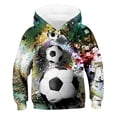 thumbnail image 5 of Sudadera con capucha con estampado 3D de fútbol para hombre, sudadera informal de manga larga, holgada, de gran tamaño, 5 of 5