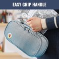 thumbnail image 4 of Pencil Case Pen Bag Holder Pouch Large Handle Big Capacity Desk Organizer Storage Marker Box, 4 of 5