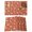 Red, variant on Burnt Orange Spring Easter Placemats Set of 4, Cute Bunny Botanical Placemats for Dining Table, Place Mats for Kitchen Tabletop, Waterproof Wipeable Dining Table Mats Set