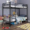 thumbnail image 1 of JLG Twin over Twin Bunk Bed, Steel Frame (Black), 1 of 1