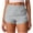 Gray, variant on Women's Sweat Shorts High Elastic Waist Dolphin Shorts with Pockets Comfy Loose Quick-Dry Solid Color Shorts Navy S