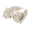 thumbnail image 5 of Unique Bargains 1 Pc Bow Wide Headbands for Women Champagne, 5 of 6