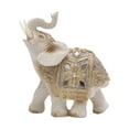 thumbnail image 3 of TISHITA Animal Sculpture Elephant Statue Gift Crafts Collection Resin Figurine Ornament for Indoor Bookshelf Fireplace Office Hallway B, 3 of 8