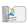 thumbnail image 2 of Kdxio Summer is Calling Print Windshield Sun Shade, Foldable Sun Blocker for Car,Truck,SUV Automotive Interior Sun Protection,Reflective Shade for Front Windshield(Small), 2 of 7