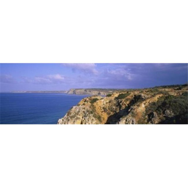 formations Rocheuses à une Algarve Lagos Bord de Mer Affiche Imprimée par - 36 x 12