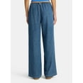 thumbnail image 3 of No Boundaries Mini Waistband Wide Leg Pants, 31'' Inseam, Women's, 3 of 5