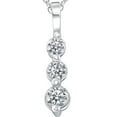 thumbnail image 1 of 1.00Ct 3 Stone Diamond Pendant 14K Yellow Gold, 1 of 3