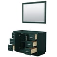 thumbnail image 2 of Wyndham Collection Miranda 48" Wood Single Bathroom Vanity - Green/Nickel, 2 of 5
